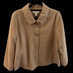 CHICO'S ARABIAN CAMEL SWING JACKET SUPER SOFT size12